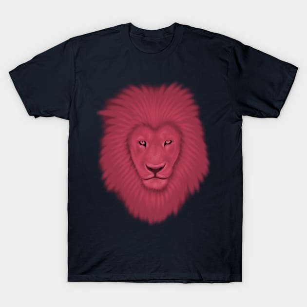 LION Art Work ( Vector Art Style ) T-Shirt by Ghean